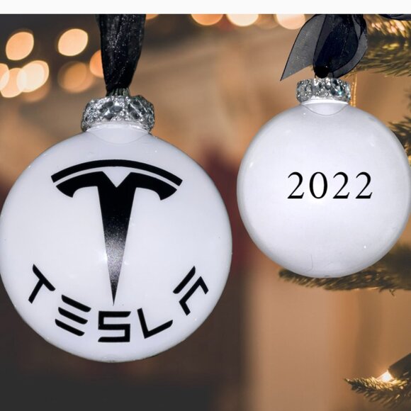 Tesla Christmas Tree Ornament| Customized Present| White Elephant Gift, Vehicle - Picture 11 of 14